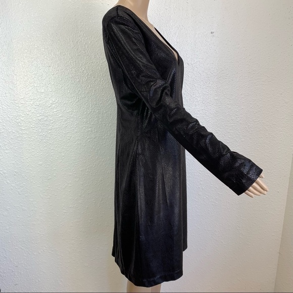 Alberto Makali black Velvet dress capsule office siren goth matrix whimsigoth - Picture 7 of 12